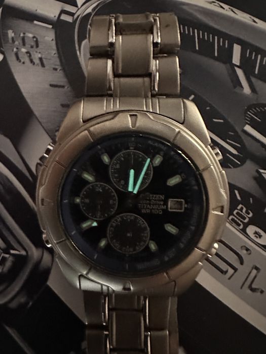 Citizen Chrono Eco-Drive Titanium WR100