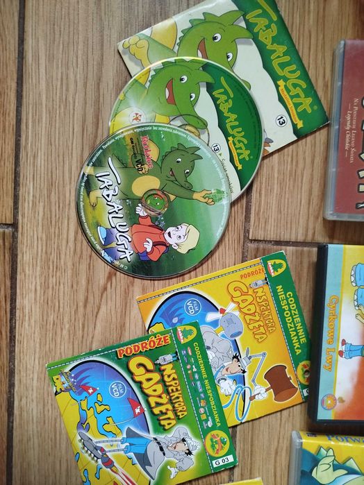 Bajki dla dzeici DVD VCD Inspektor Gadżet Tabaluga Lucky Luke Benjamin
