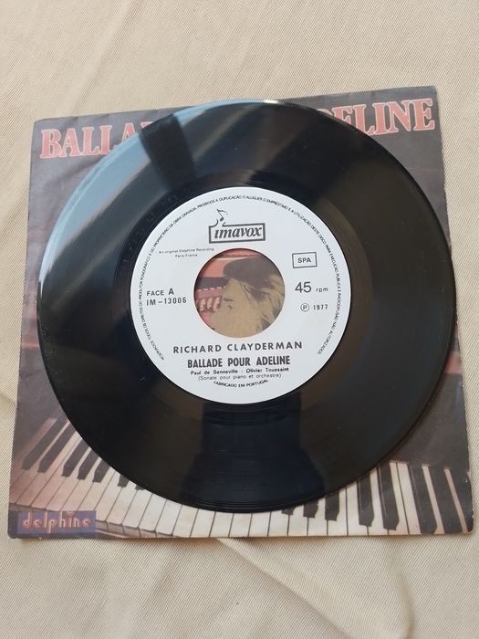 2 discos 45 rpm Tom Jones e Richard Clayderman