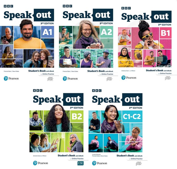 Speakout 3rd A1, A2, B1, B2, C1-C2 Edition(Повноцінні)