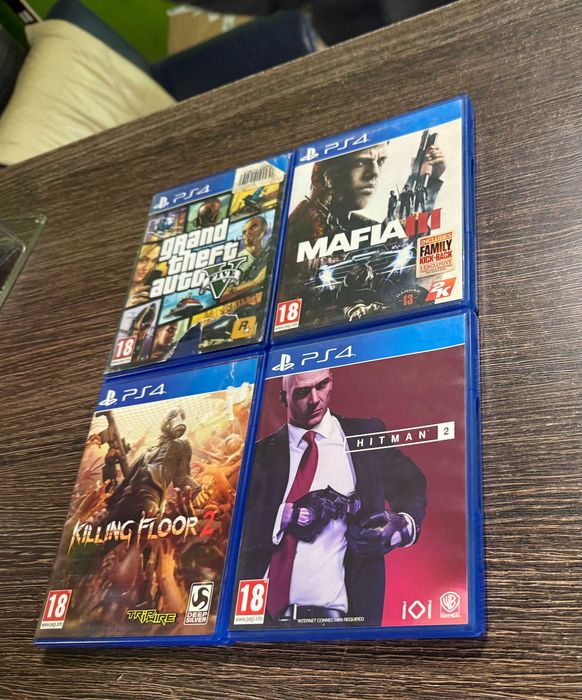 Zestaw 4 Gier PS 4 Polecam