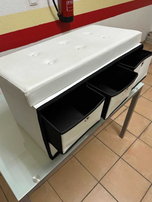 Banco / Arca Decorativa com 6 gavetas