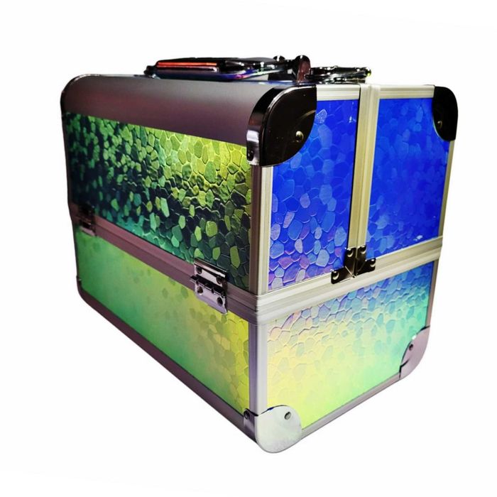 Бьюти-кейс, сумка для косметики  органайзер, чемодан хамелеон