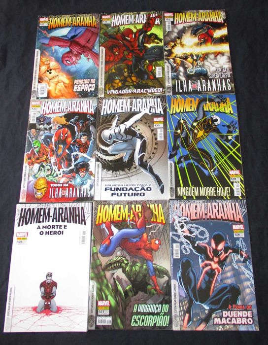 Livros BD Homem Aranha Marvel Comics Panini