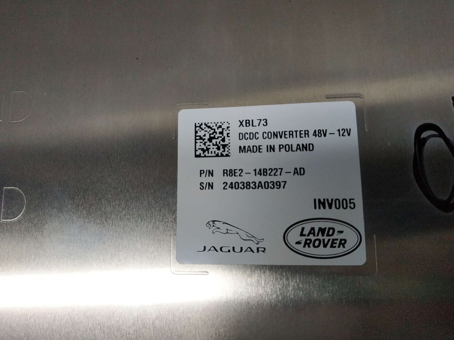 Land Rover Evoque 18- Батарея r8E214B227AD EL14349 LR185126