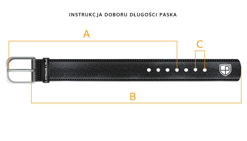 pasek męski skórzany ptn pm-14-125-spl-6912 black