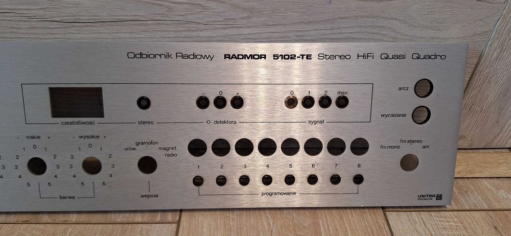 Amplituner Radmor 5102 TE SREBRNY PANEL ! STAN BDB ! Okazja Unitra 1