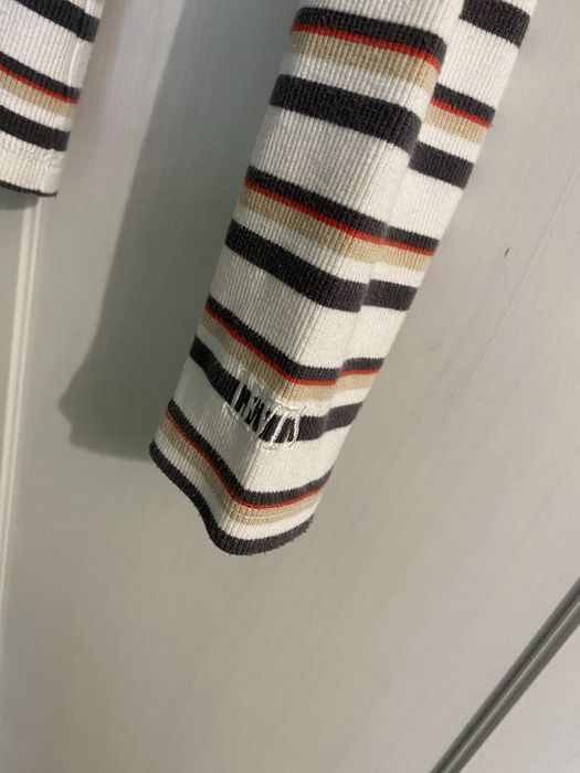 Sweter w paski Levis S bluzka prążkowany półgolf