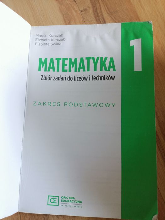Zbiór zadań matematyka klasa 1 liceum i technikum
