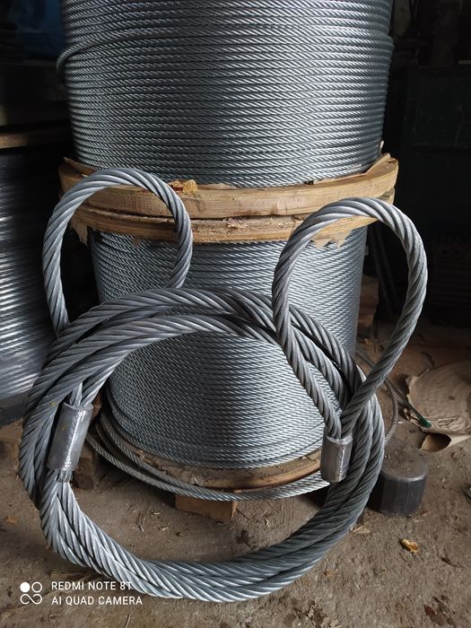 Tyrolka, lina stalowa