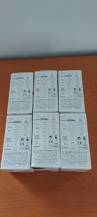 Lâmpadas brancas Bluetooth