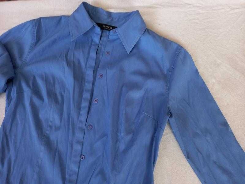 Темно-блакитна сорочка