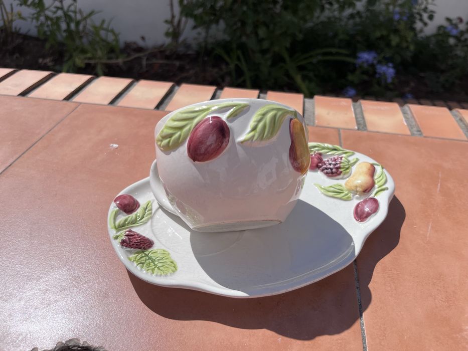 Conjunto de 2 chávenas de chá