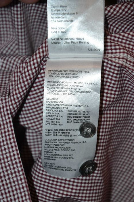 CALVIN KLEIN Fitted Koszula Męska M Bawełna Oryginalna Jak Nowa