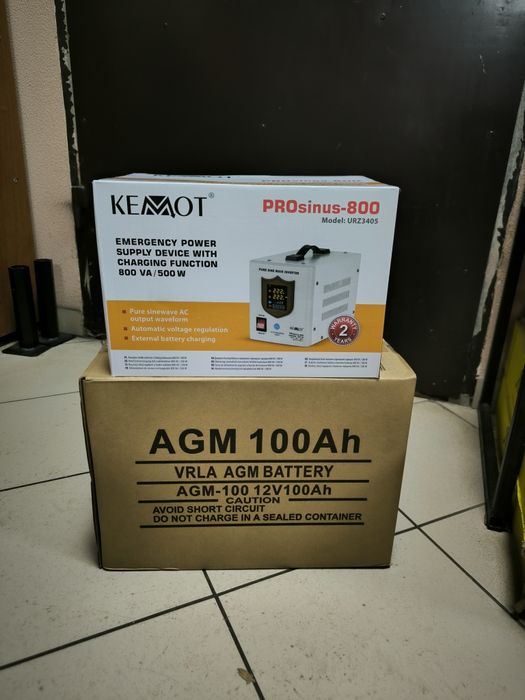 Аварійний комплект живлення Volt Polska Sinus Pro 800E 5000Вт + Акум