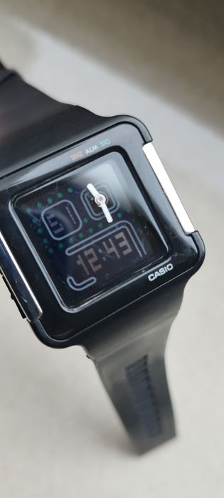 Casio vintage lcd zegarek Ana digi uszkodzony