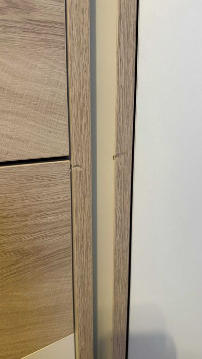 Meble białe, komoda, 2x szafka, narożnik, biurko