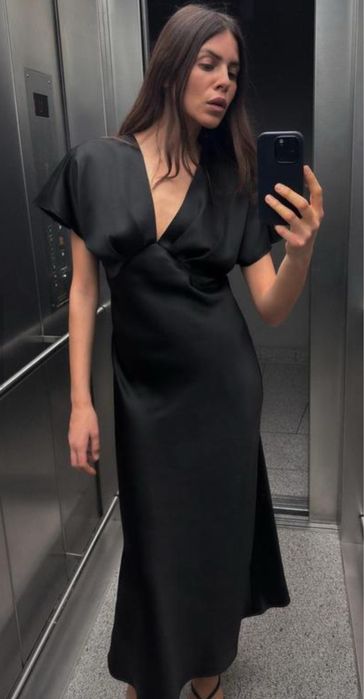 Сукня сатинова ZARA