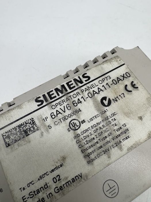 Siemens 6AV6 641-0AA11-0AX0 HMI Panel