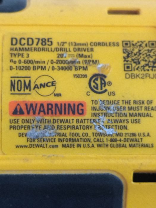 Шурупокрут девольт. Made in U.S.A.(все разом)
