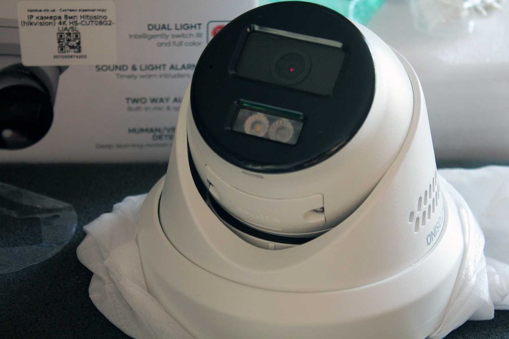 ip камера Hitosino/Hikvision 8мп HS-CUT08G2-LIA/SL• POE Микроф microSD