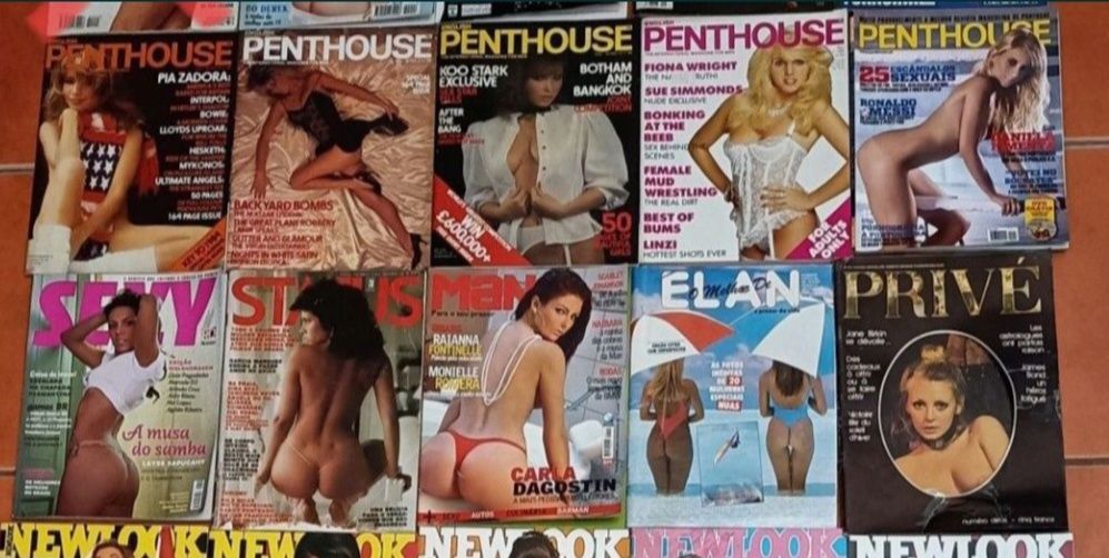 10 Revistas Penthouse, Newlook e outras