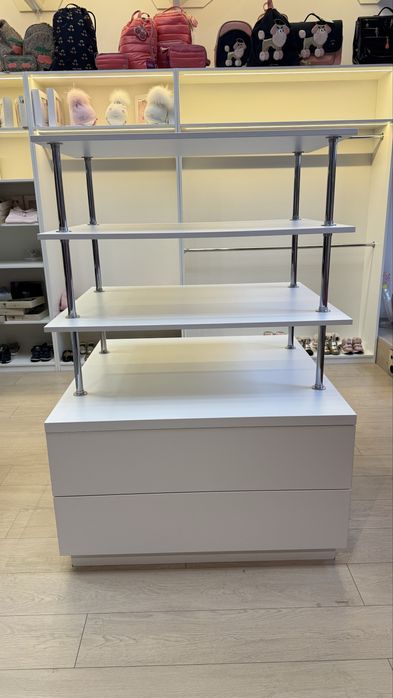 Шафа-стелаж з 4 висувними ящиками