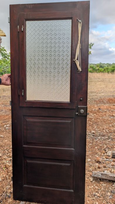 Porta madeira maciça  exteriores