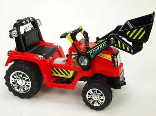 Koparka traktor spychacz na akumulator 2x45W pilot ruchoma łyżka