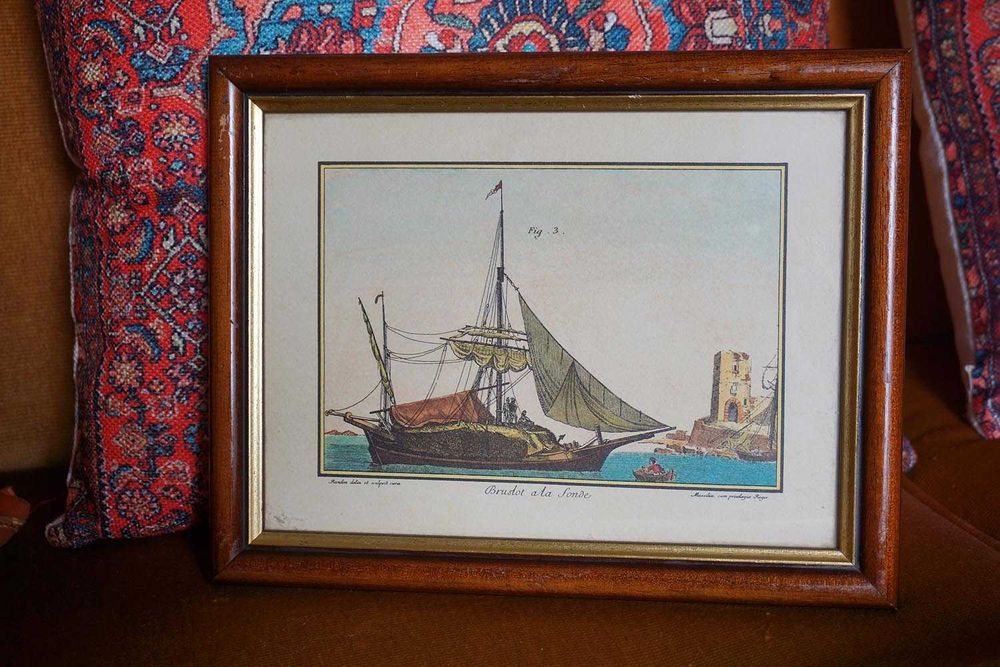 Silkscreen Prints of Antique Boats