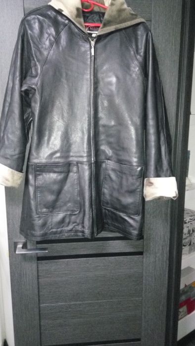 Куртка женская кожаная , б/у.  СКИДКА