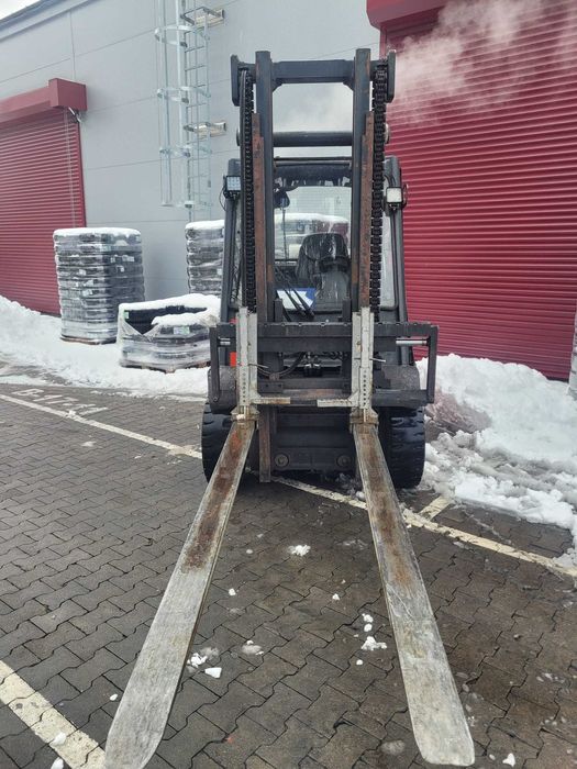 LINDE H40T, pełna kabina, duplex 3,1m, przesuw boczny 2009r.