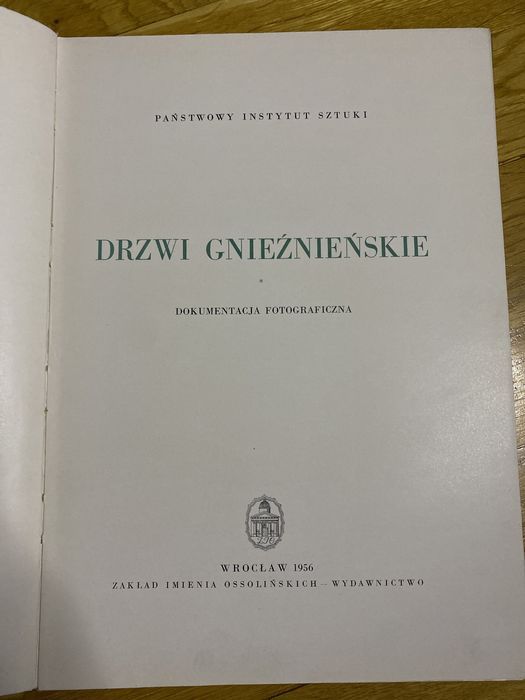 Drzwi gnieźnieńskie tom I michał walicki ossolińskich