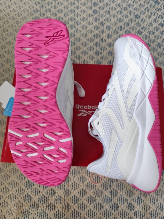 Damskie buty treningowe  Reebok NFX Trainer, białe , lekkie , fitness, wygodne