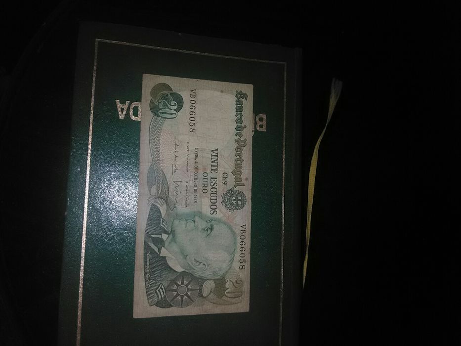 Notas antigas escudos