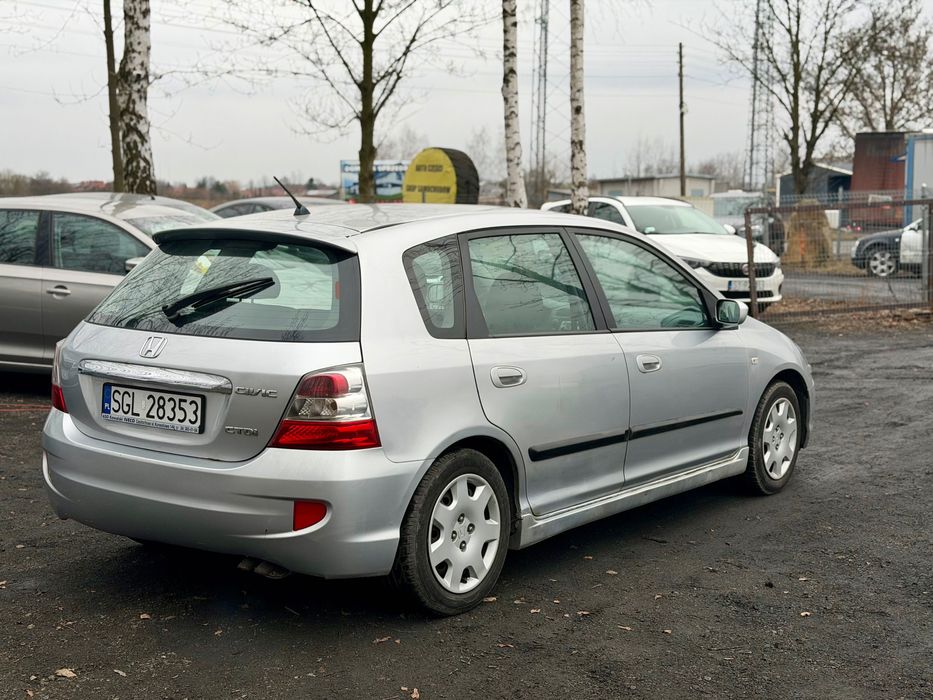 Honda Civic 1.7D 2004r. 5 Drzwi Klima Wspomaganie