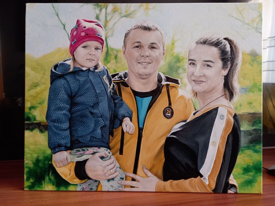 Пишу картини і портрети,близької людини, друга, дитини, сімейний портрет