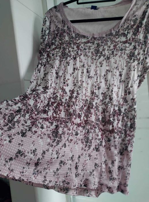 Футболка блузка  Cecil Германия р.XL 52 54 цветочный принт