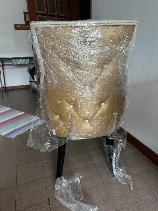 Mesa jantar extensível em pau Santo