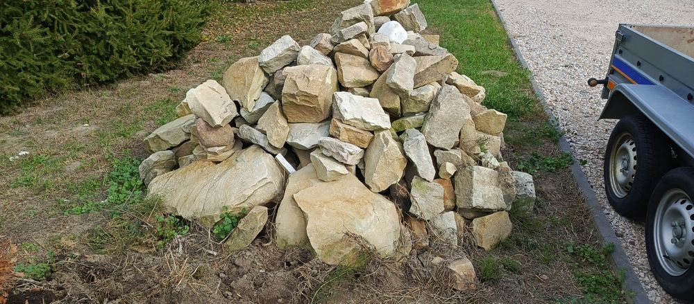 Kamień piaskowiec skalniak ogród