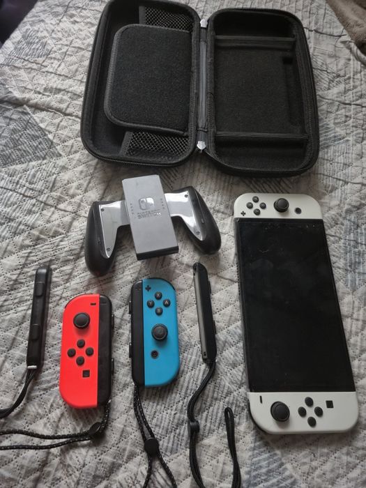 Nintendo Swich OLED duży zestaw