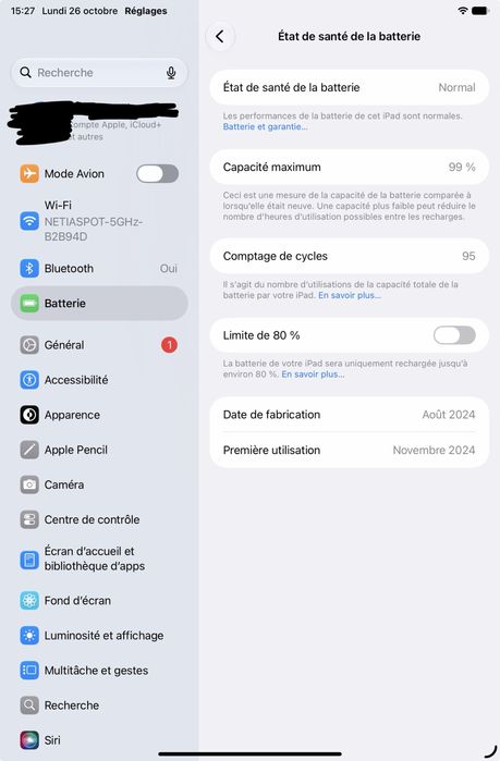 iPad mini 7 (A17 Pro) 128 GB + smart folio