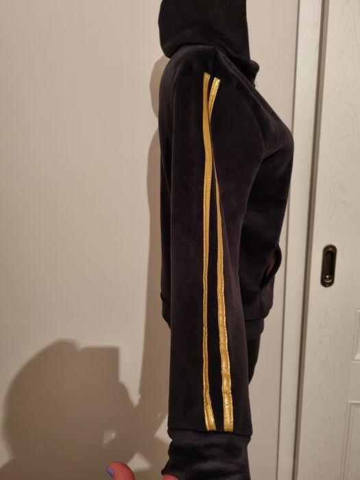 Bluza ocieplana welurowa