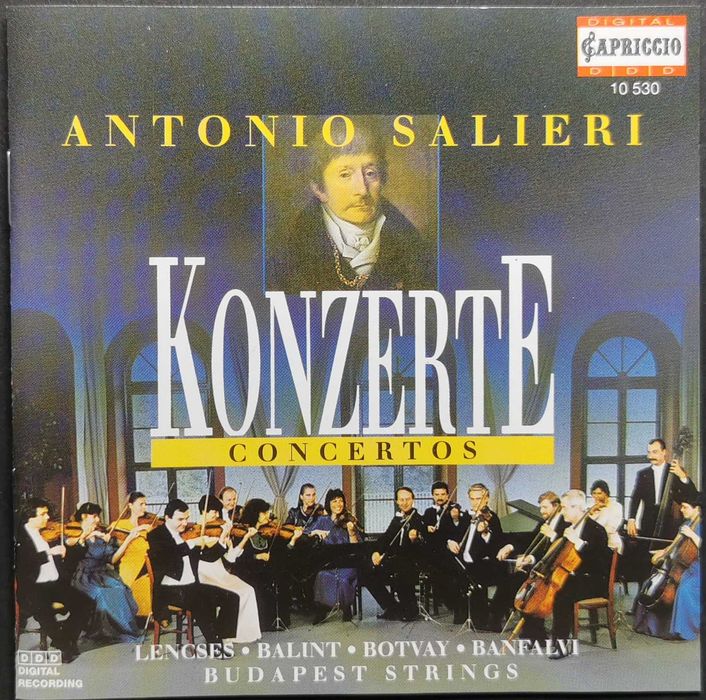 CD Antonio Salieri Konzerte Concertos Budapest Strings
