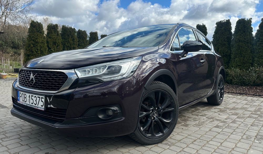 DS Automobiles DS 4 DS4 CROSSBACK śliwkowy bardzo dobry stan