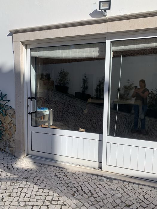 Portas grandes de Aluminio