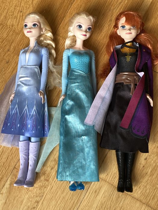 Lalka Kraina Lodu Anna i 2 wersji Elzy