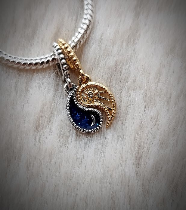 Charms/Zawieszka - Noc i dzień | Srebro 925