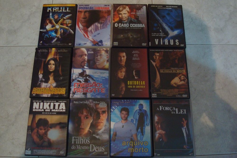 32 dvds originais alguns muitos raros
