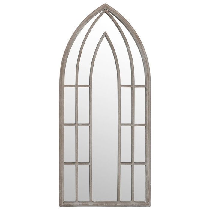 Vidaxl Lustro Do Wnętrz, Kolor Piaskowy, 100X45 Cm, Żelazne